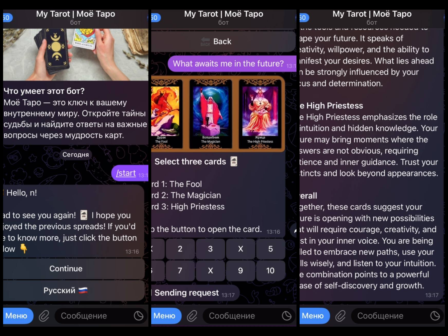 My Tarot - Telegram Bot